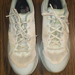 Lowa Women's Trail Running Shoes in Light Gray and White